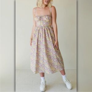 🌼Emory Park Floral Midi Dress